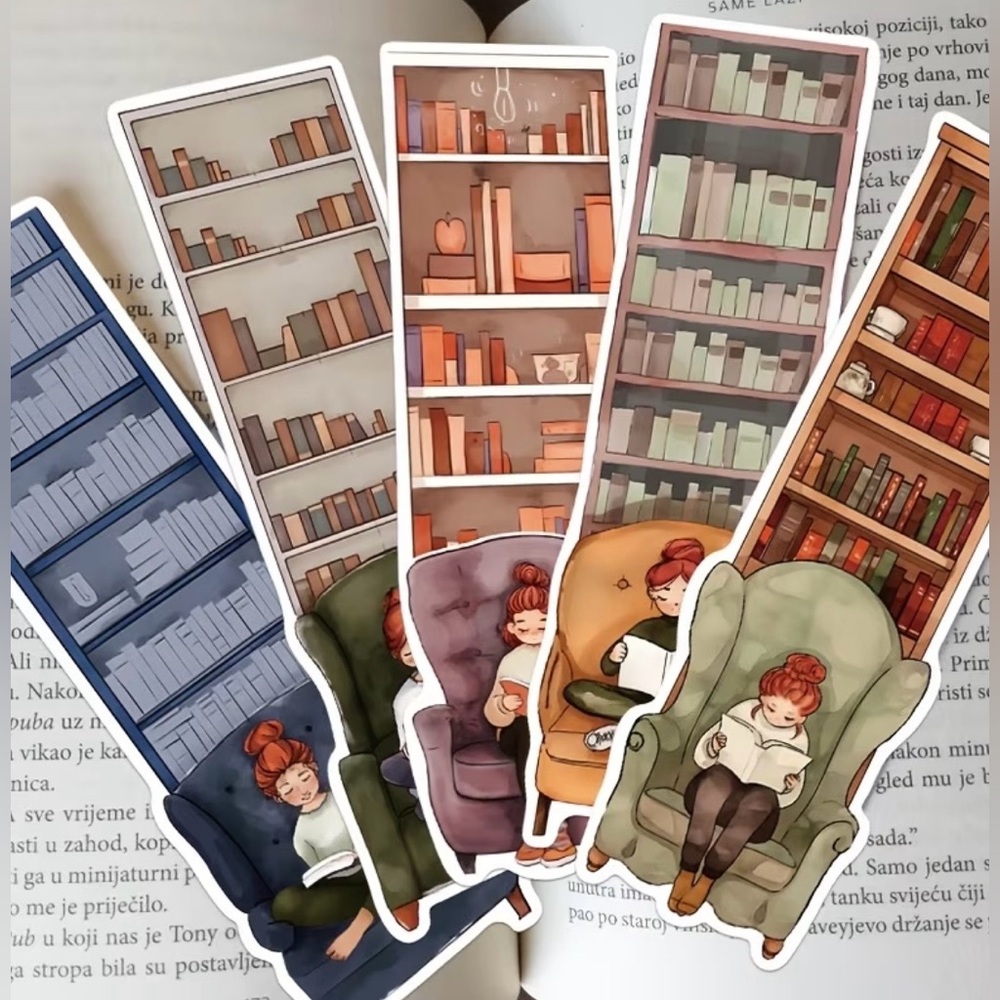 Brand New 30 Creative Cartoon-Style Bookmarks